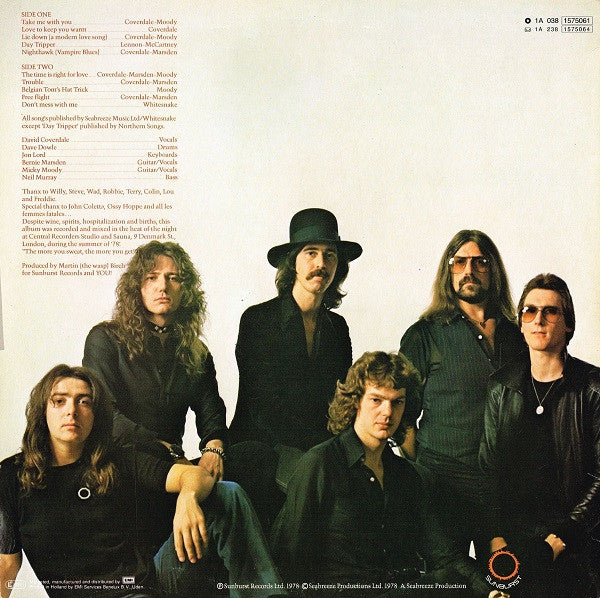 Whitesnake : Trouble (LP, Album, RE)