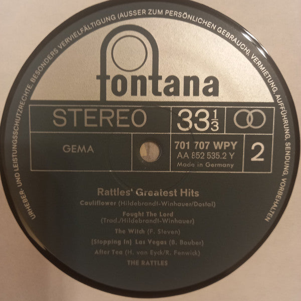 The Rattles : Rattles' Greatest Hits (LP, Comp, RE)