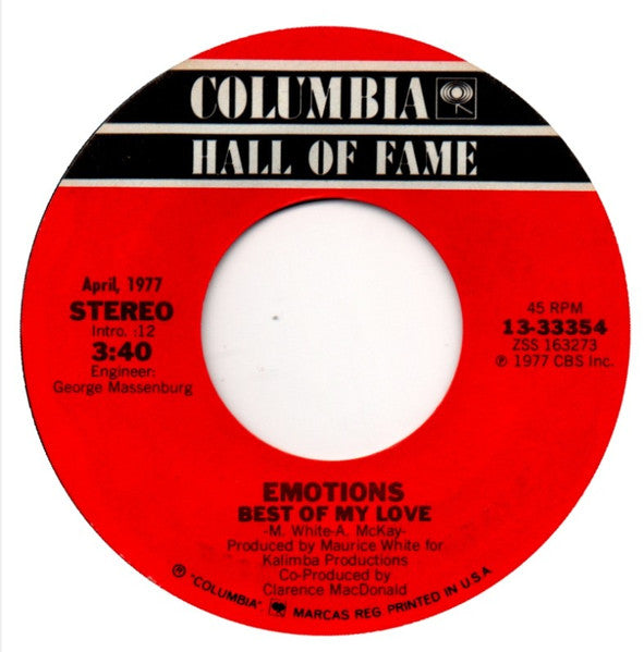 The Emotions : Best Of My Love / Don't Ask My Neighbors (7", RE)