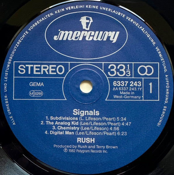Rush : Signals (LP, Album)