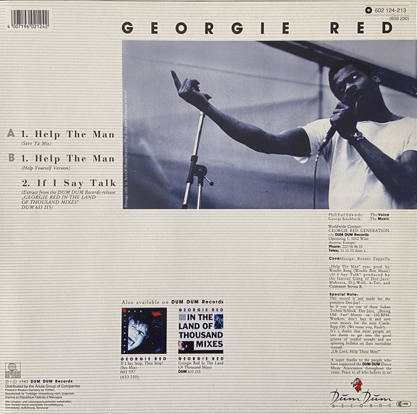 Georgie Red : Help The Man (12", Maxi)