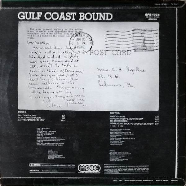 Blues Magoos : Gulf Coast Bound (LP, Album)