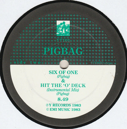 Pigbag : Hit The 'O' Deck (12", Single)