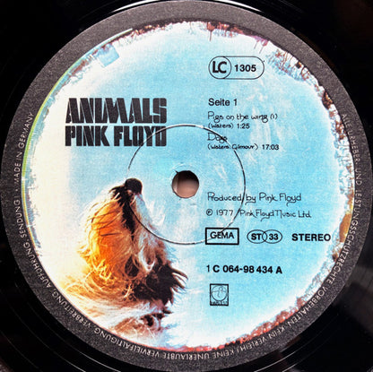 Pink Floyd : Animals (LP, Album, Gat)