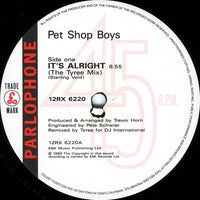 Pet Shop Boys : It's Alright (The DJ International Mixes) (12", Single)