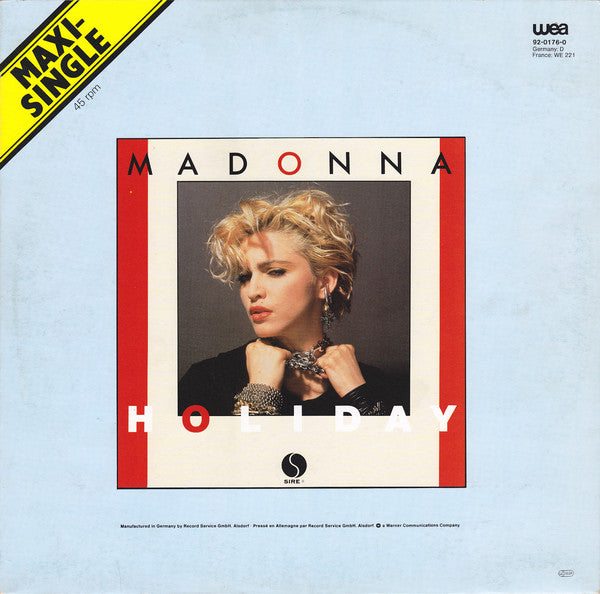 Madonna : Holiday (12", Maxi)