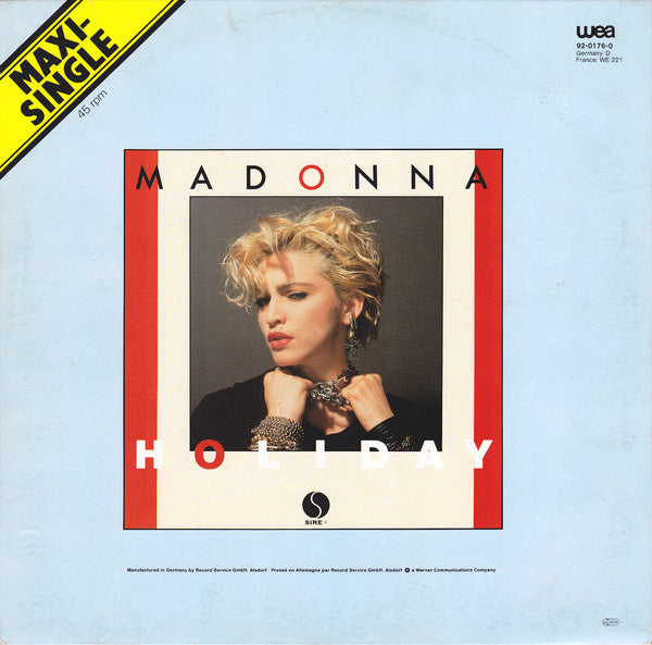 Madonna : Holiday (12", Maxi)