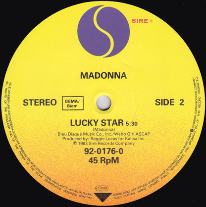 Madonna : Holiday (12", Maxi)