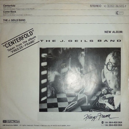 The J. Geils Band : Centerfold (12", Maxi)