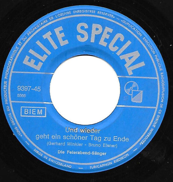 Die Feierabend-Sänger : Heimat, Deine Sterne (7")