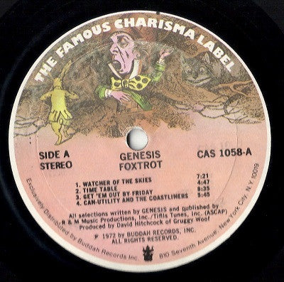 Genesis : Foxtrot  (LP, Album, RP, Son)