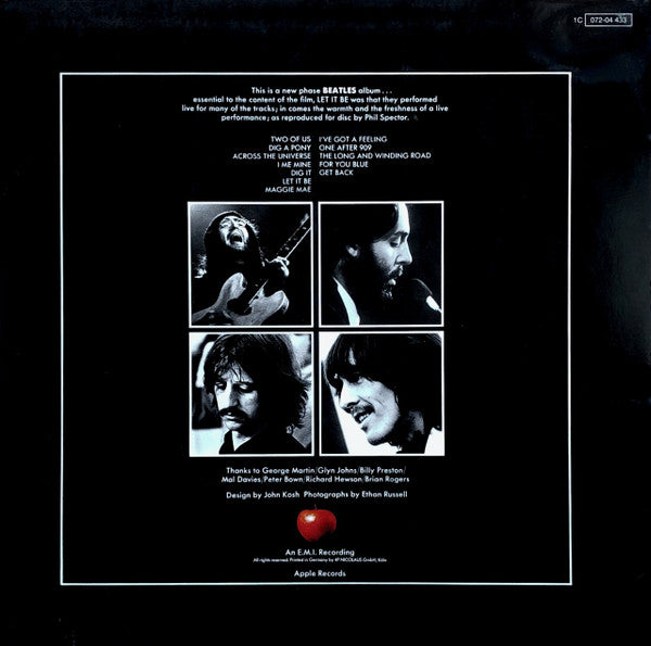 The Beatles : Let It Be (LP, Album, RE)