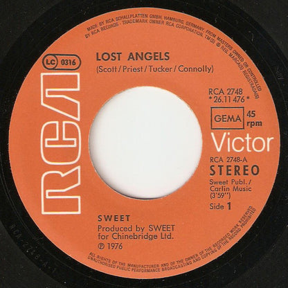 Sweet* : Lost Angels (7", Single)