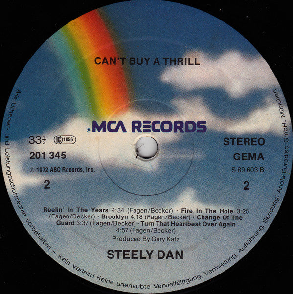 Steely Dan : Can't Buy A Thrill (LP, Album, RE, RP)