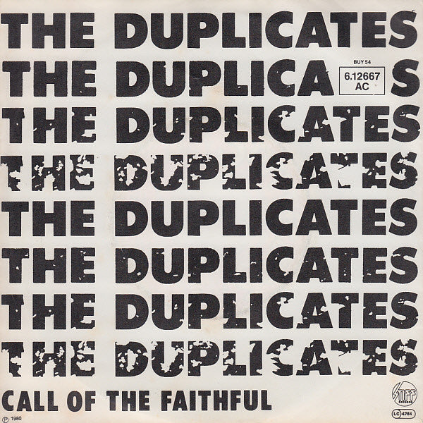 The Duplicates (2) : I Want To Make You Very Happy (7", Single)