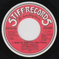 The Duplicates (2) : I Want To Make You Very Happy (7", Single)