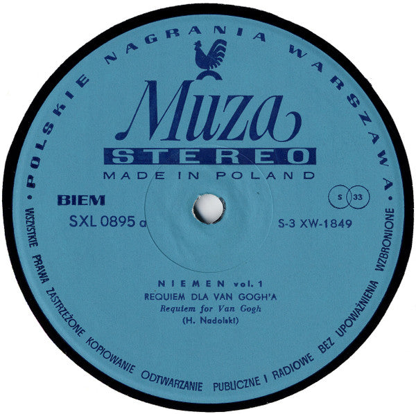 Niemen* : Vol. 1 (LP, Album, Blu)
