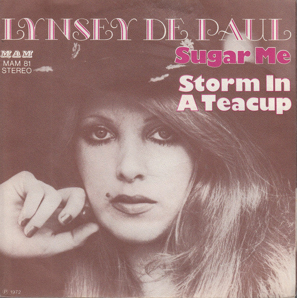 Lynsey De Paul : Sugar Me / Storm In A Teacup (7", Single)