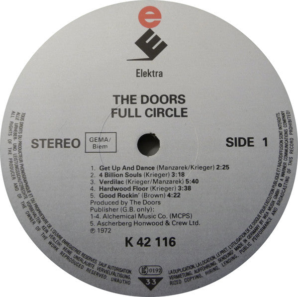 The Doors : Full Circle (LP, Album, RE, Gat)