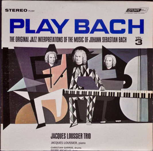 Jacques Loussier Trio : Play Bach Vol. 3 (LP, Album)