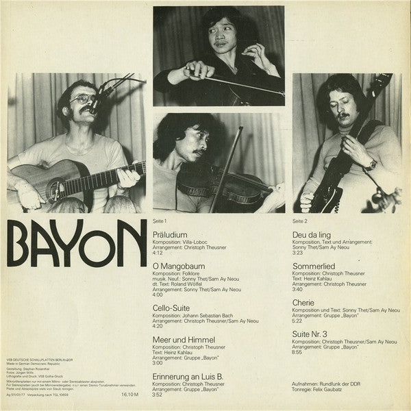 Bayon : Bayon (LP, Album)