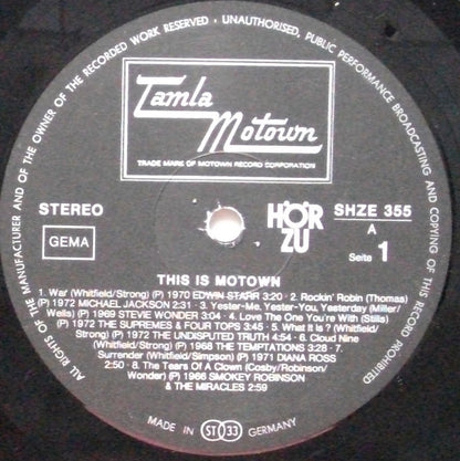 Various : This Is Motown (LP, Comp)