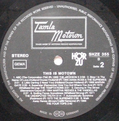 Various : This Is Motown (LP, Comp)