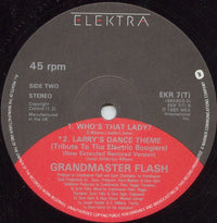 Grandmaster Flash : Girls Love The Way He Spins (12")