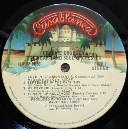 Frankie Crocker & The Heart And Soul Orchestra : Frankie Crocker & The Heart And Soul Orchestra (LP, Album, San)