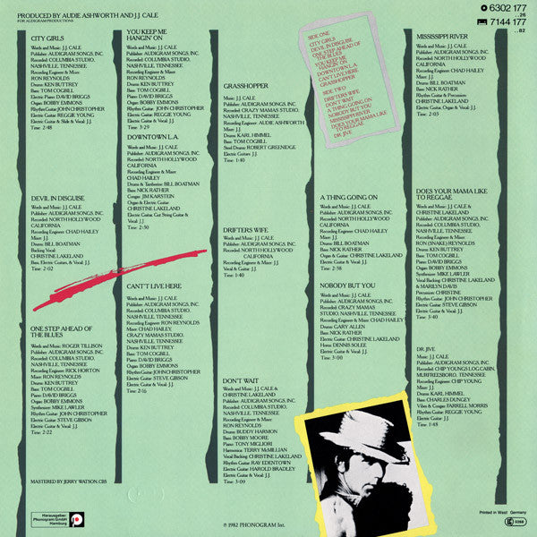 J.J. Cale : Grasshopper (LP, Album)