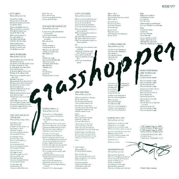 J.J. Cale : Grasshopper (LP, Album)