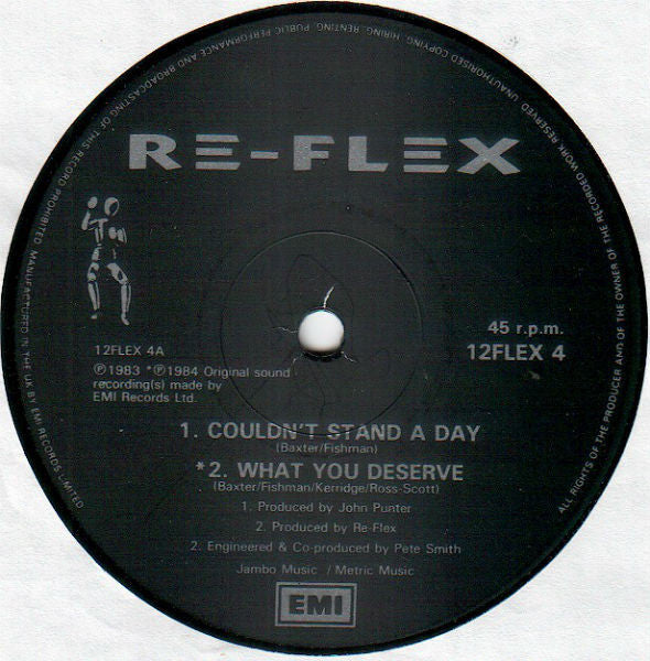 Re-Flex (2) : Couldn't Stand A Day (12")
