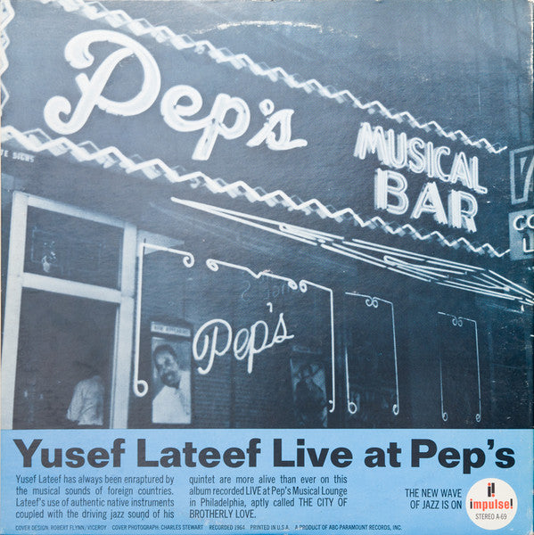 Yusef Lateef : Live At Pep's (LP, Album, RE, Gat)