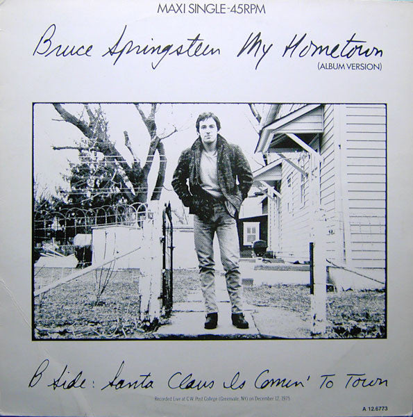 Bruce Springsteen : My Hometown (12", Maxi)