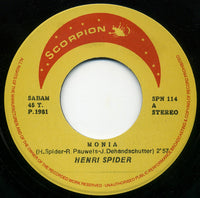 Henry Spider : Monia (7", Single)