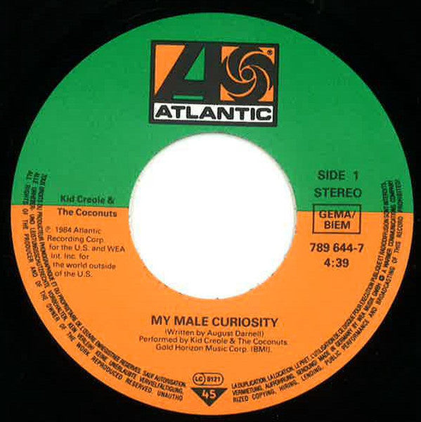 Kid Creole & The Coconuts* / Mike Rutherford : My Male Curiosity / Making A Big Mistake (7", Single)