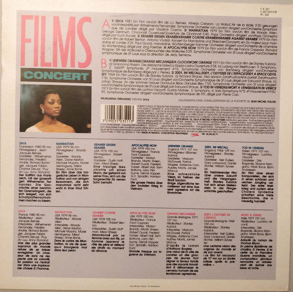 Various : Films Concert (LP, Comp)