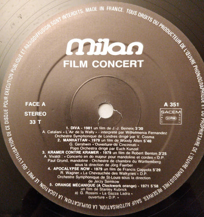 Various : Films Concert (LP, Comp)