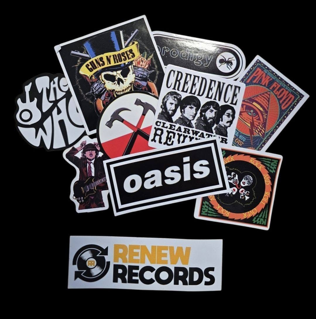 RenewRecords- + 2 Bandstickers