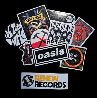 RenewRecords- + 2 Bandstickers