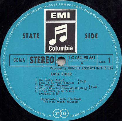 Various : Easy Rider (Songs As Performed In The Motion Picture) (LP, Comp)