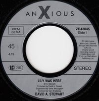David A. Stewart And Featuring Candy Dulfer : Lily Was Here (7", Single)