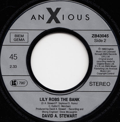 David A. Stewart And Featuring Candy Dulfer : Lily Was Here (7", Single)