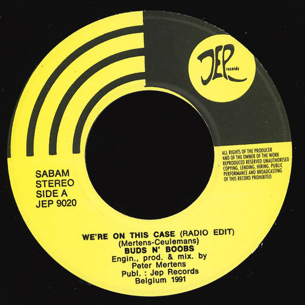 Buds N' Boobs* : We're On This Case (7", Single)