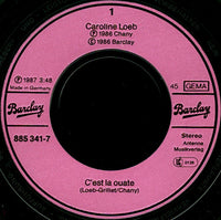 Caroline Loeb : C'est La Ouate (7", Single)