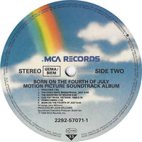Various : Born On The Fourth Of July - Motion Picture Soundtrack Album (LP, Album, Comp)