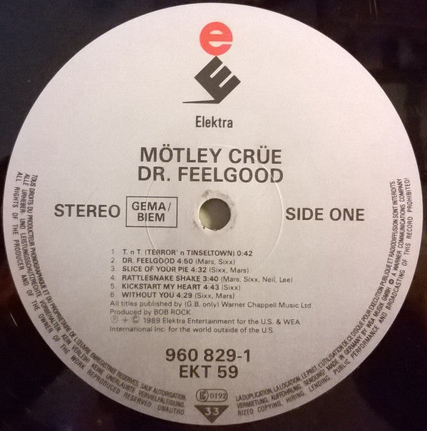 Mötley Crüe : Dr. Feelgood (LP, Album)