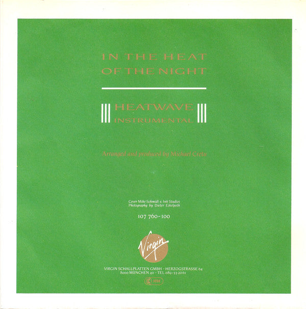 Sandra : In The Heat Of The Night (7", Single)