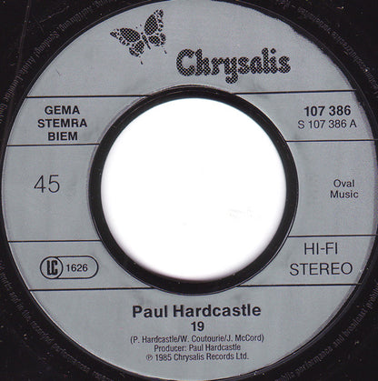 Paul Hardcastle : 19 (7", Single)