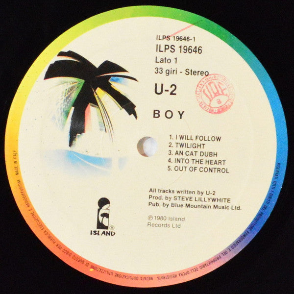 U2 : Boy (LP, Album, RP)